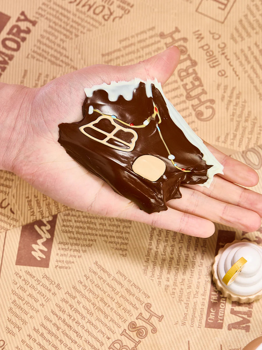Chocolate Snow Cottage Taba Squishy