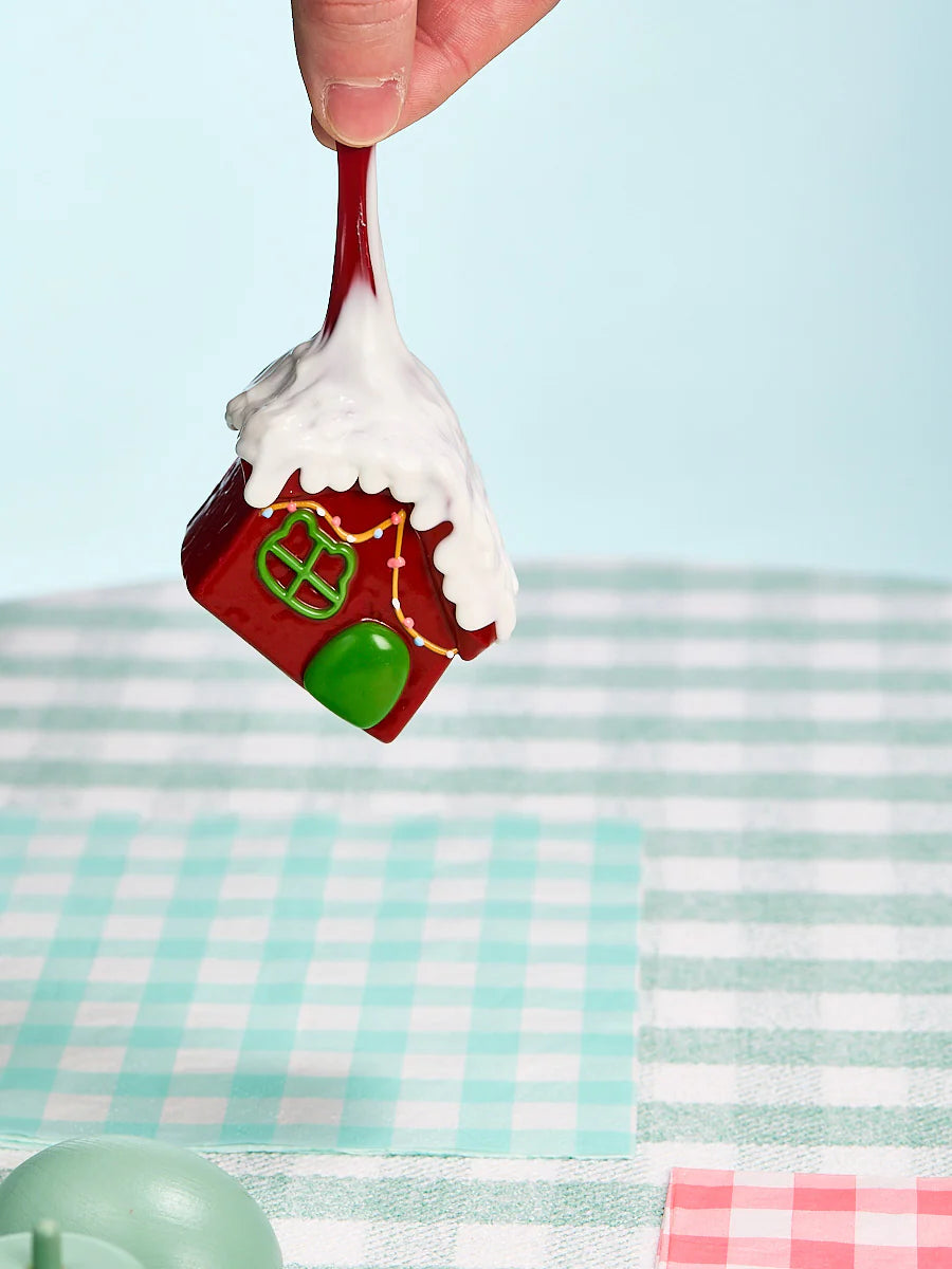 Chocolate Snow Cottage Taba Squishy