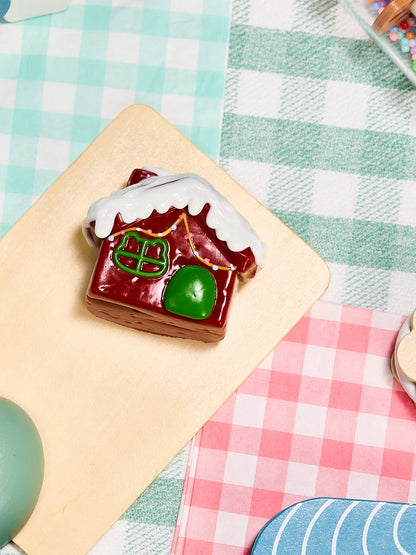 Chocolate Snow Cottage Taba Squishy