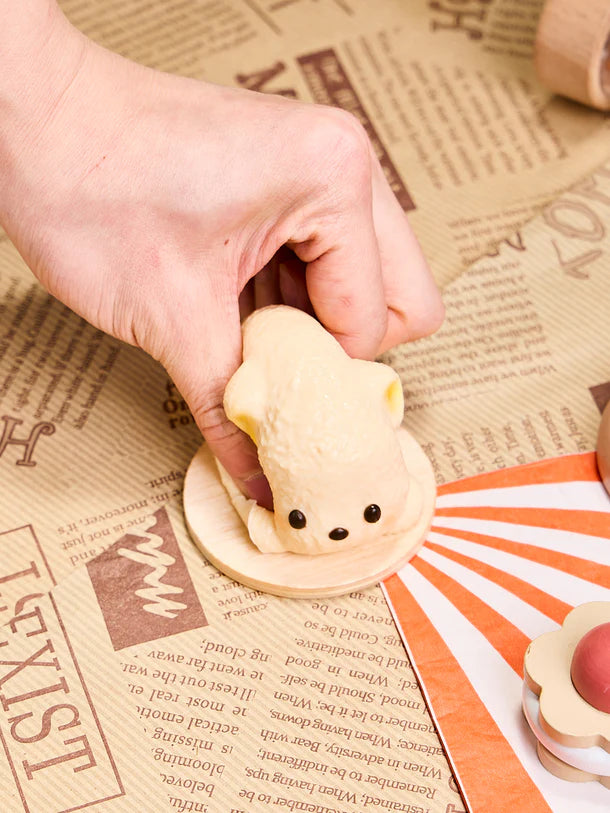 Cute Khaki Kitten Taba Squishy
