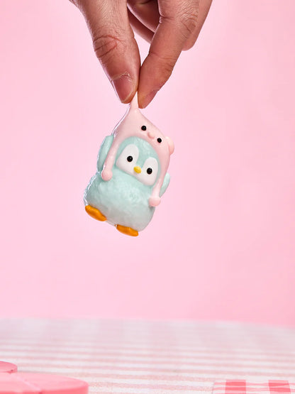 Cute Penguin with Pig Hat Taba Squishy