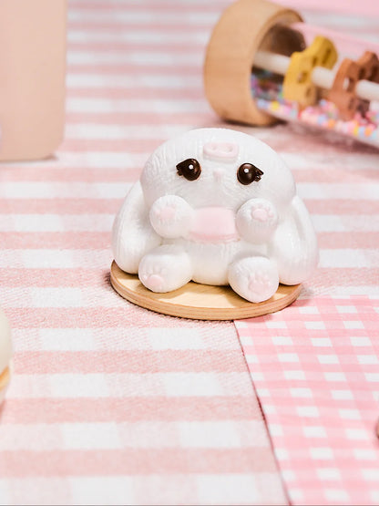 Cute White Bunny Taba Squishy