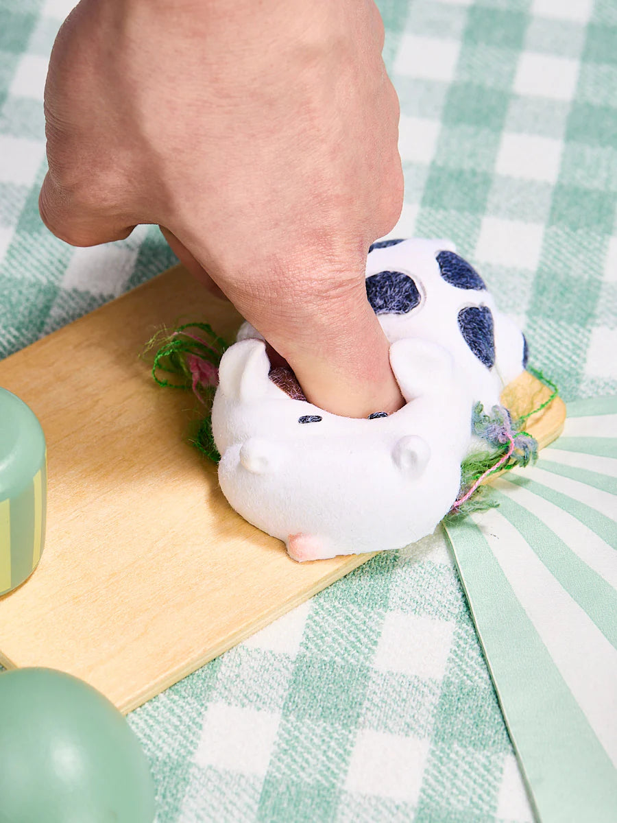 Flocked Cow Taba Squishy