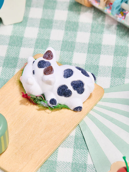 Flocked Cow Taba Squishy