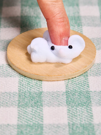 Flocked Cute Elephant Taba Squishy