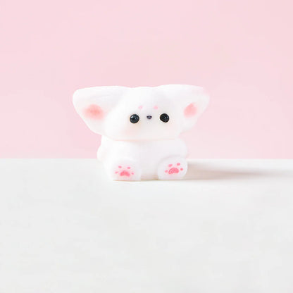 Flocked Cute Fox Taba Squishy