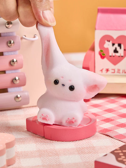 Flocked Cute Fox Taba Squishy