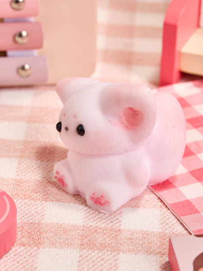 Flocked Cute Fox Taba Squishy