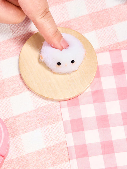 Flocked Mini Chick Taba Squishy