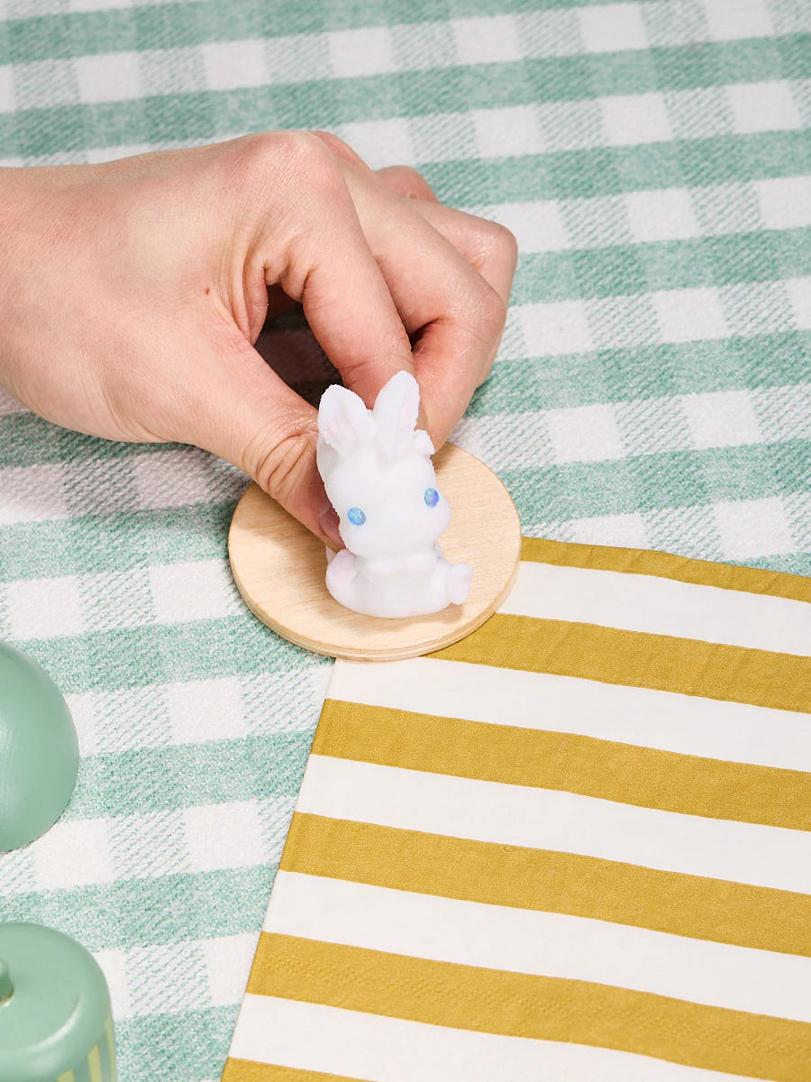 Flocked Mini Rabbit Taba Squishy