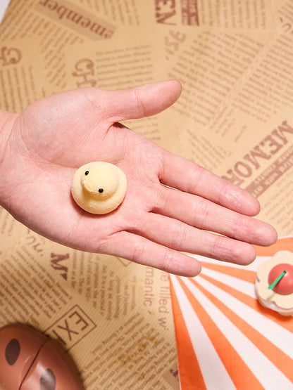 Flocked Mini Yellow Duck Taba Squishy