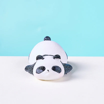 Flocked Panda Taba Squishy