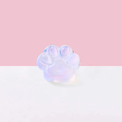 Glitter Purple Paw Taba Squishy