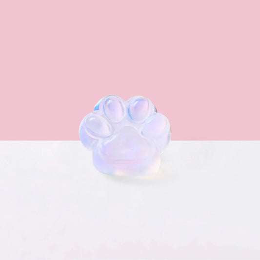 Glitter Purple Paw Taba Squishy