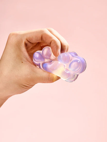 Glitter Purple Paw Taba Squishy