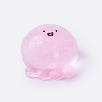 Glitter Transparent-pink Octopus Taba Squishy