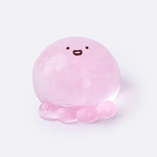 Glitter Transparent-pink Octopus Taba Squishy