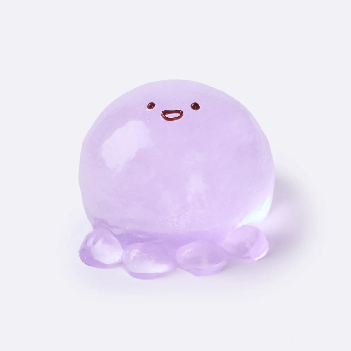 Glitter Transparent-purple Octopus Taba Squishy