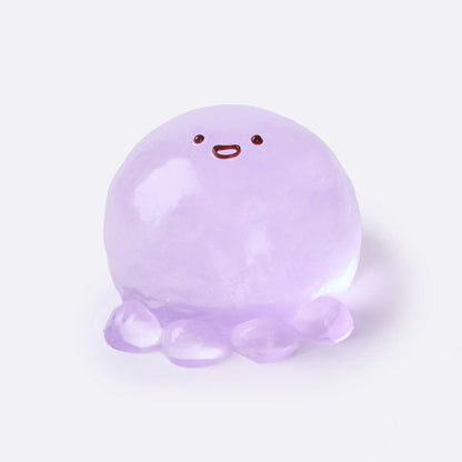 Glitter Transparent-purple Octopus Taba Squishy