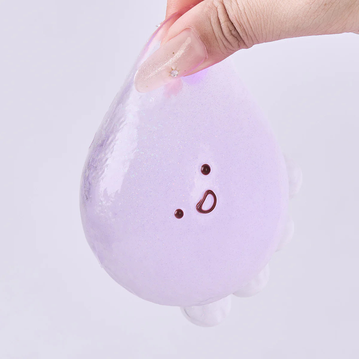 Glitter Transparent-purple Octopus Taba Squishy