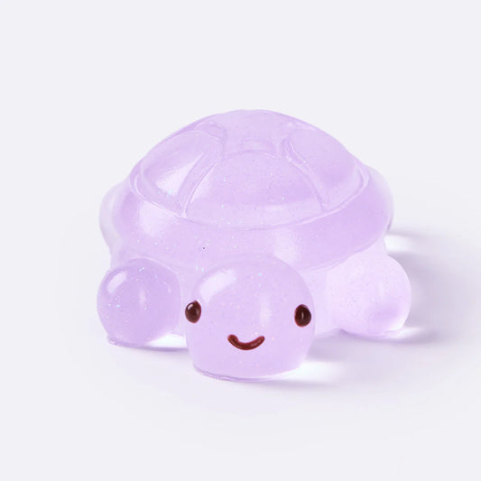 Glitter Transparent-purple Turtle Taba Squishy