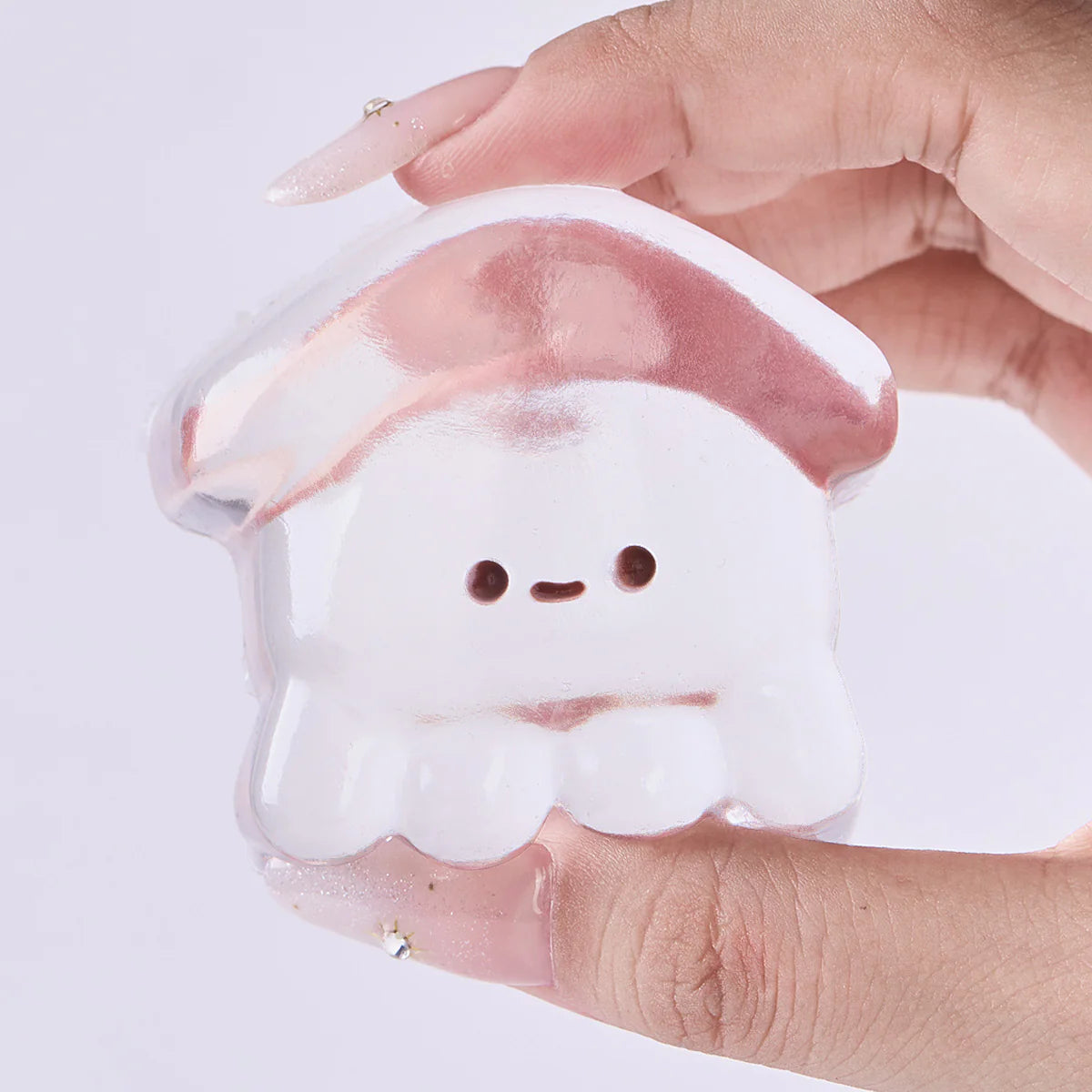 Transparent Squid Taba Squishy