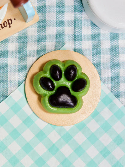 Green-black Cat Paw Taba Squishy