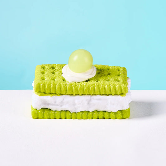 Matcha Sandwich Cookie Taba Squishy