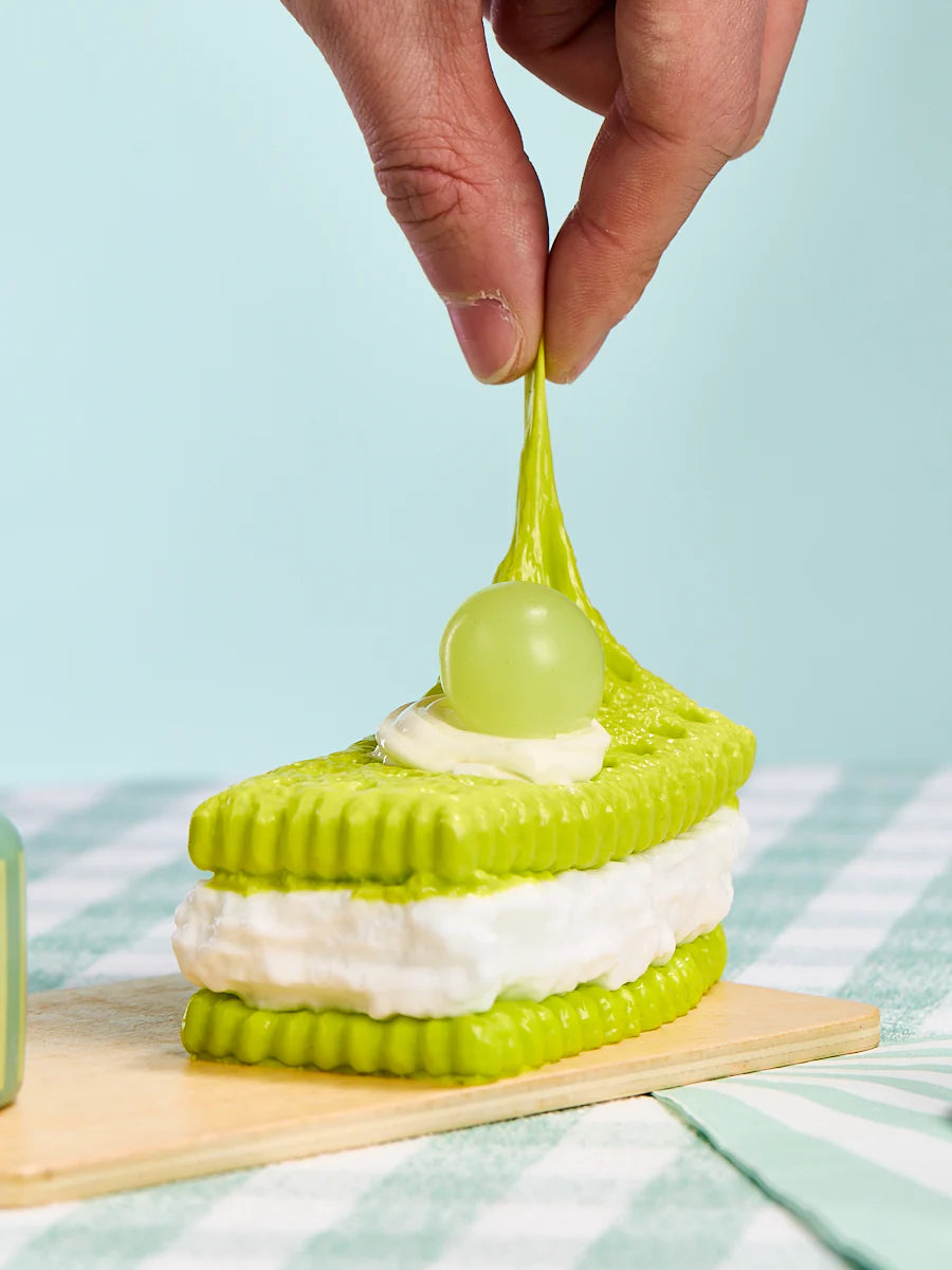 Matcha Sandwich Cookie Taba Squishy