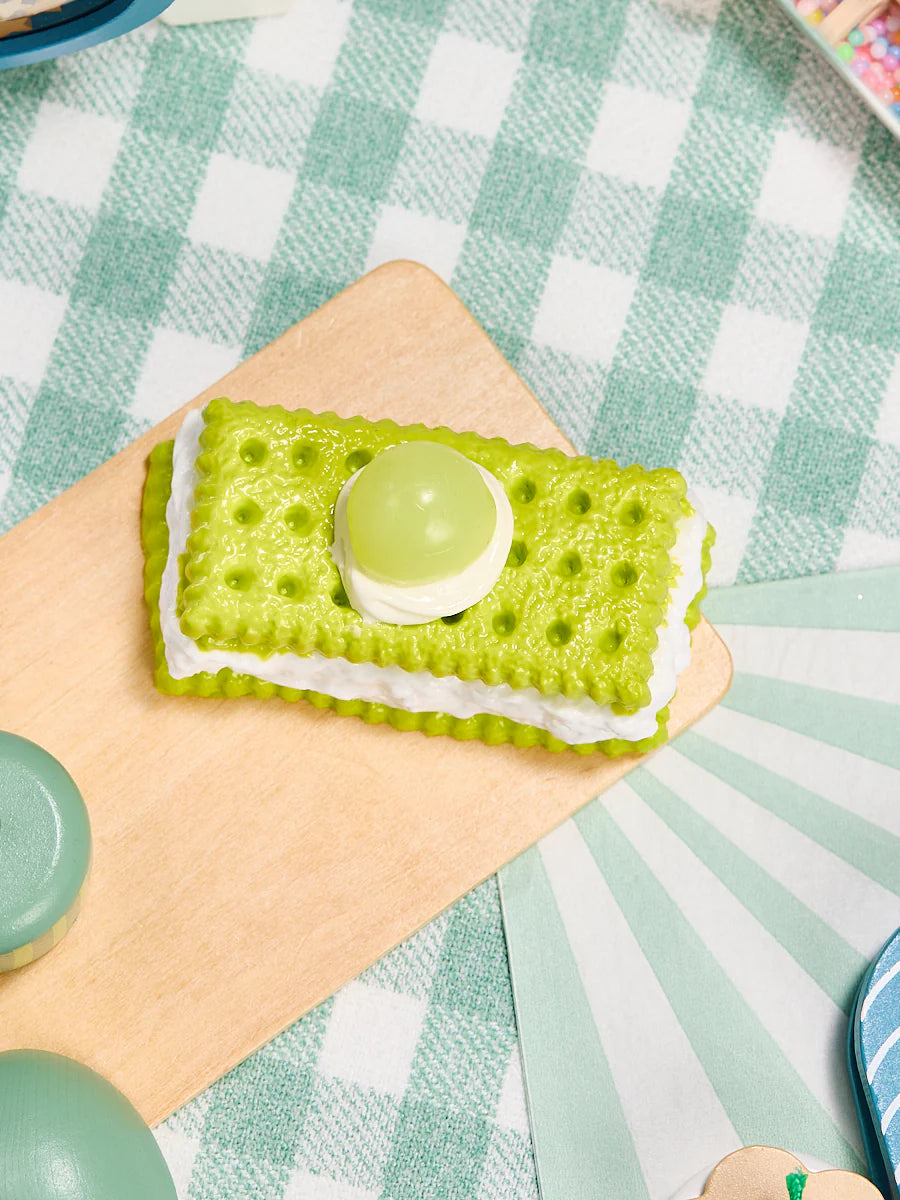 Matcha Sandwich Cookie Taba Squishy