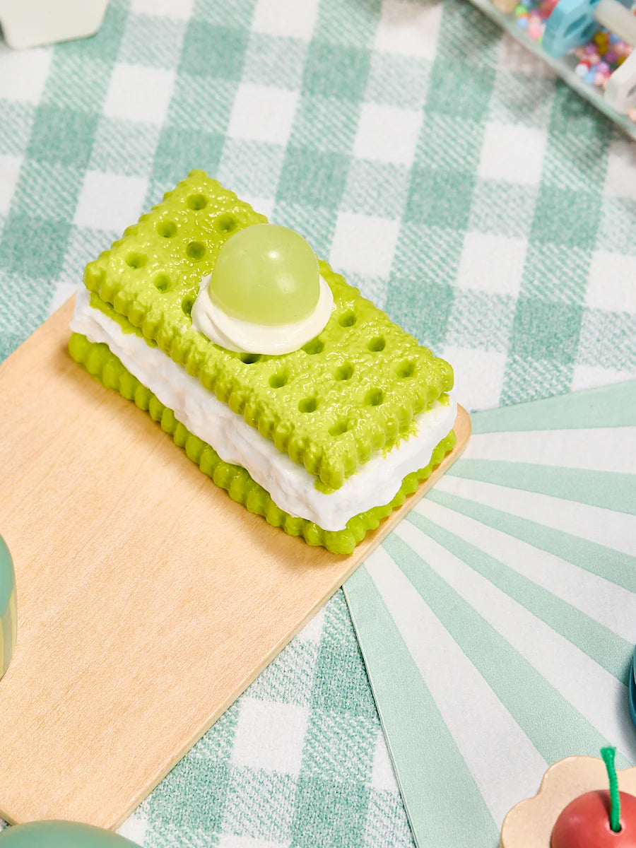Matcha Sandwich Cookie Taba Squishy
