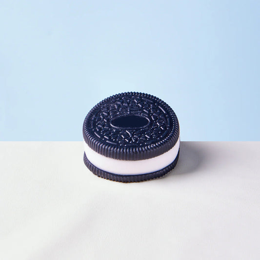 Medium Black-white Cookie Sandwich Taba Squishy
