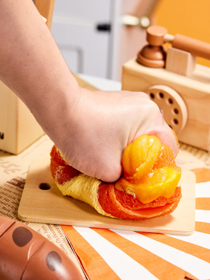 Orange Toast Taba Squishy