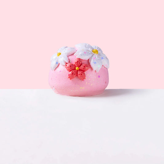 Pink Daifuku with Sakura Taba Squishy