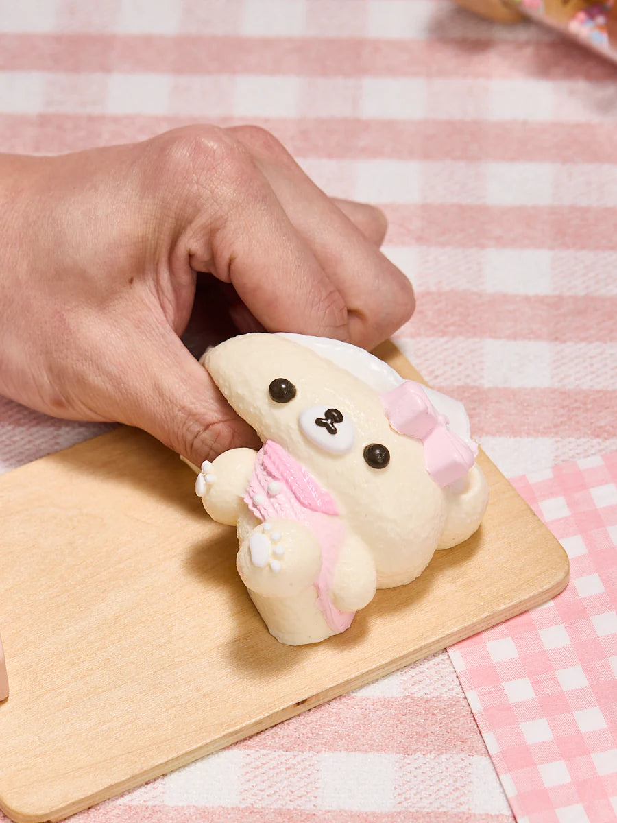Pink Hat Bear Taba Squishy