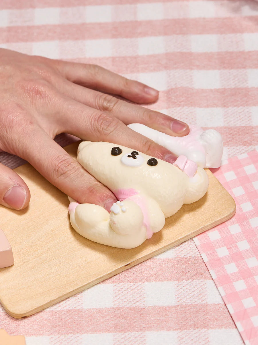 Pink Hat Bear Taba Squishy