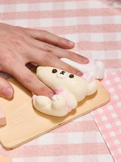 Pink Hat Bear Taba Squishy