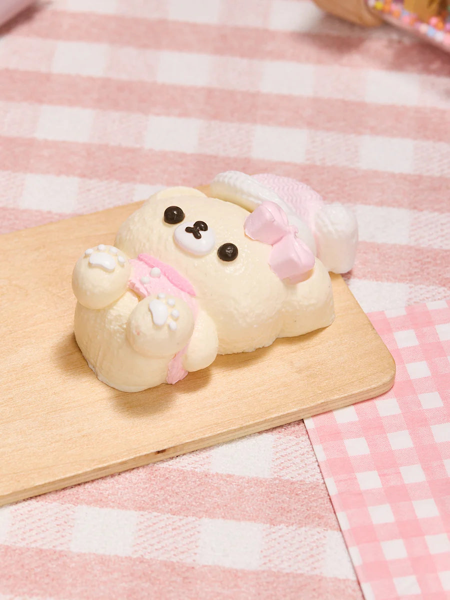 Pink Hat Bear Taba Squishy