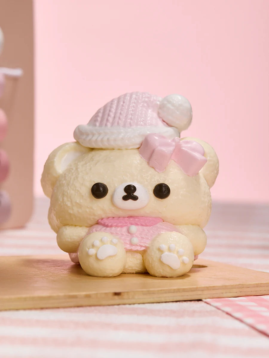Pink Hat Bear Taba Squishy