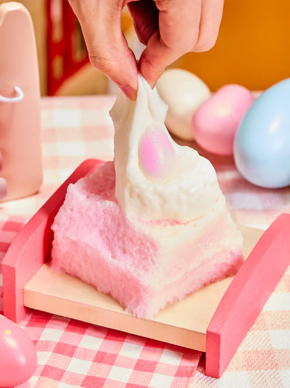 Pink Heart Toast Taba Squishy