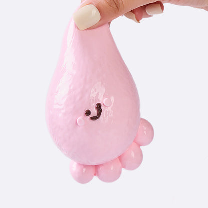 Pink Octopus Taba Squishy