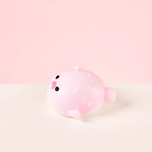 Pink Pufferfish Taba Squishy