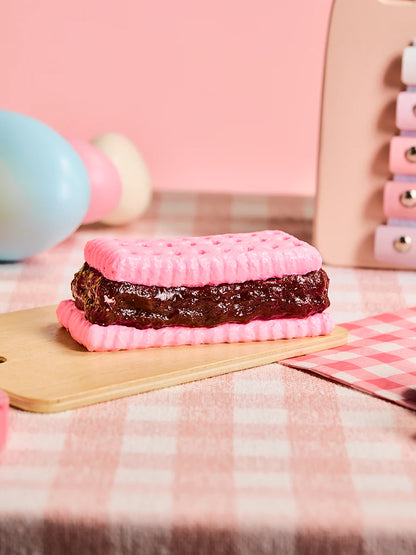 Pink Sandwich Cookie Taba Squishy