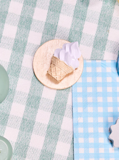 Purple Ice Cream Taba Squishy