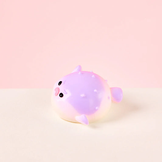 Purple Pufferfish Taba Squishy