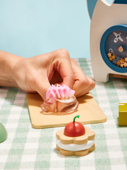 Transparen-pink Fish Bone Taba Squishy