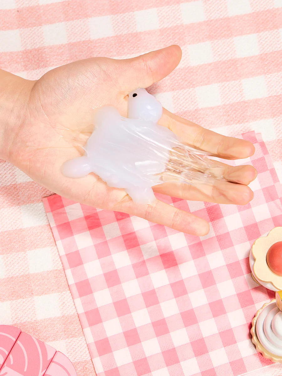 Transparent-blue Turtle Taba Squishy