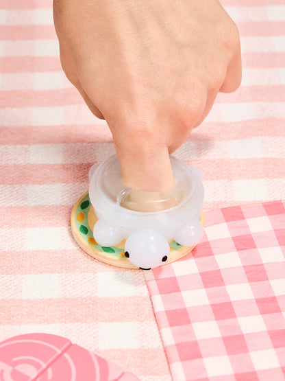Transparent-blue Turtle Taba Squishy