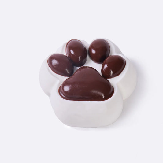 White-Choco Paw Taba Squishy