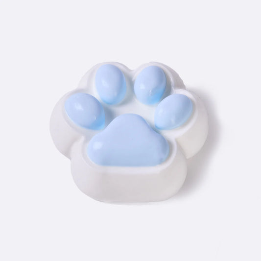 White-blue Paw Taba Squishy